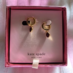 Disc huggie hoop earrings KATE SPADE NEW YORK - NEW!